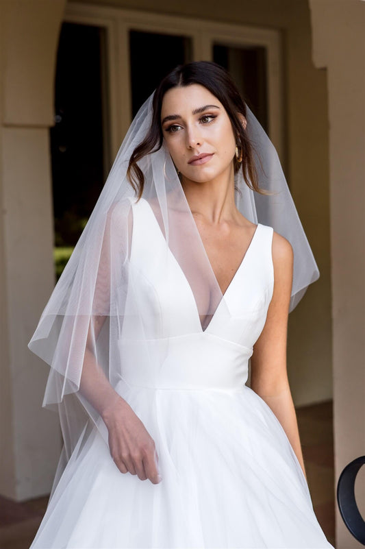 Glimmer Tulle Veil